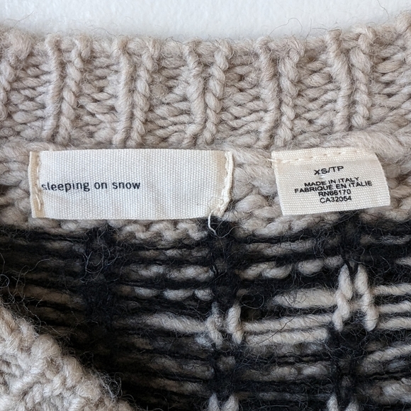 Anthropologie Sleeping on Snow Cardigan Sweater Wool Mohair SOFT - Picture 4 of 5